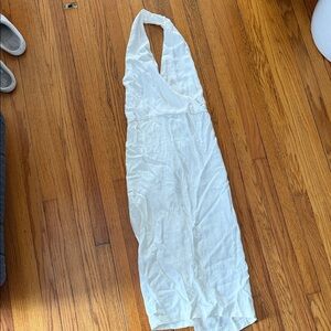 White Halter Maxi Dress - Classic Summer Style